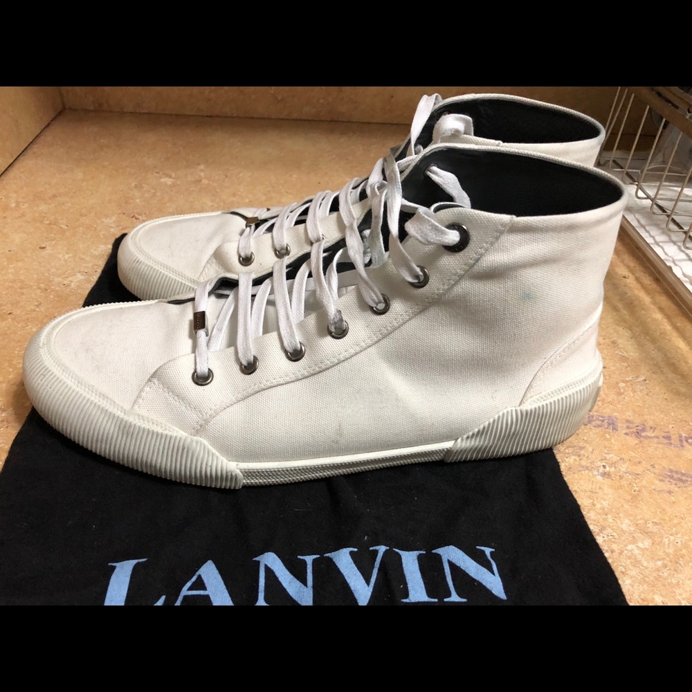Lanvin Canvas Sneakers size UK 8 US 9